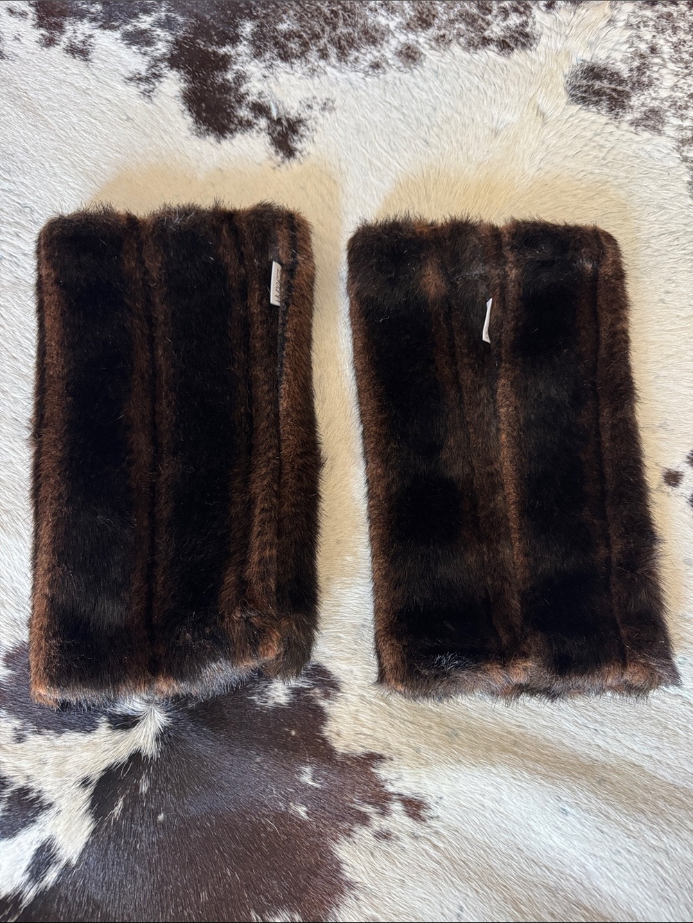 Fur Boot Wraps Mink Style - Picture 4 of 14